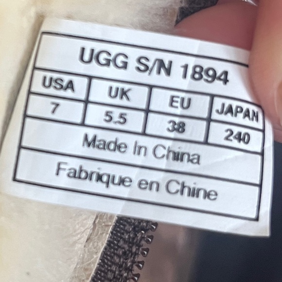 UGG Brown Plumdale Tall Boots with Tassels - Picture 7 of 8